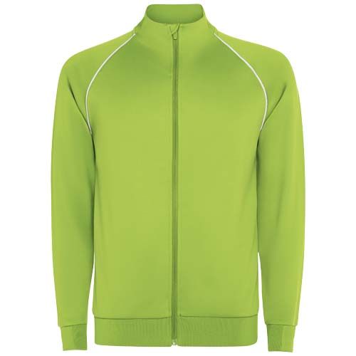 verde fluo Sudadera infantil Valier con cremallera completa