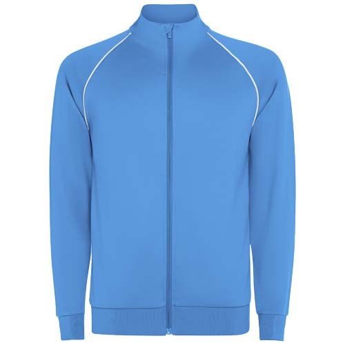 turquesa neón Sudadera infantil Valier con cremallera completa