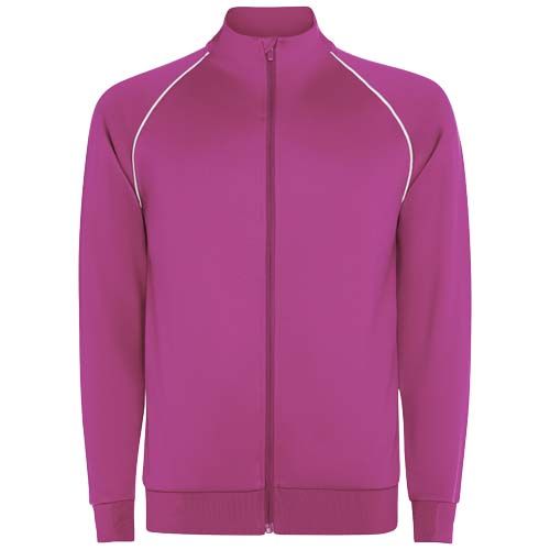 rosa fluo Sudadera infantil Valier con cremallera completa