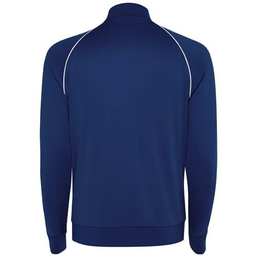 azul marino Sudadera de hombre Valier con cremallera completa