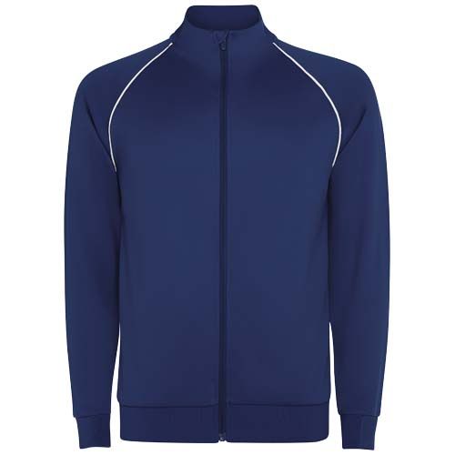 azul marino Sudadera de hombre Valier con cremallera completa