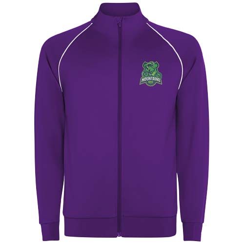 malva Sudadera de hombre Valier con cremallera completa