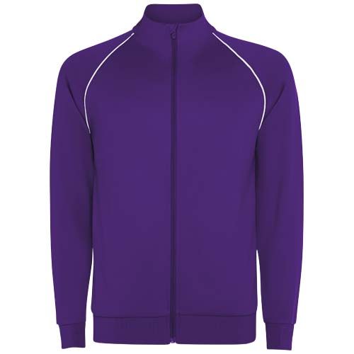malva Sudadera de hombre Valier con cremallera completa
