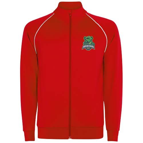 red Sudadera de hombre Valier con cremallera completa