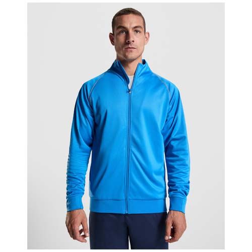 verde fluo Sudadera de hombre Valier con cremallera completa