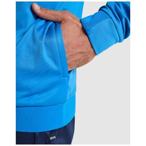 gray Sudadera de hombre Valier con cremallera completa