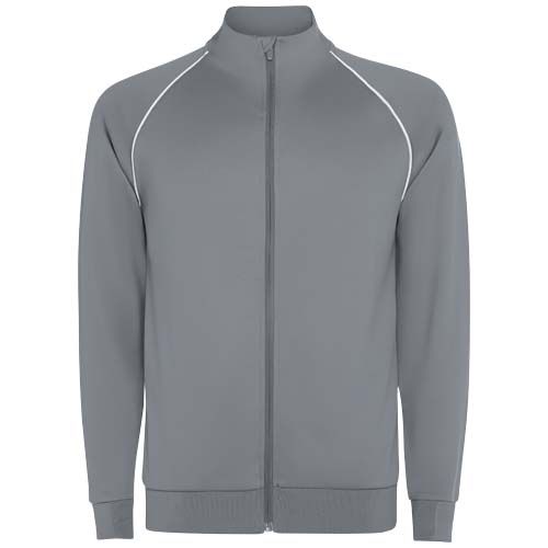 gray Sudadera de hombre Valier con cremallera completa