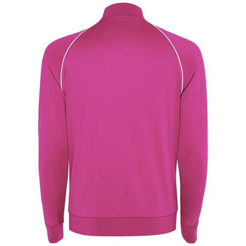rosa fluo Sudadera de hombre Valier con cremallera completa