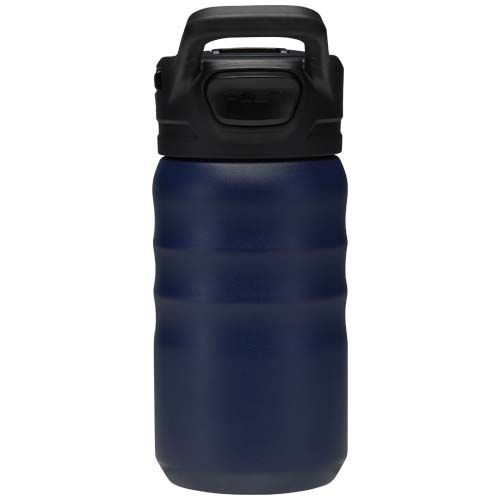 Botella deportiva Knox de 350 ml de acero inoxidable de doble pared reciclado RCS con pajita abatible