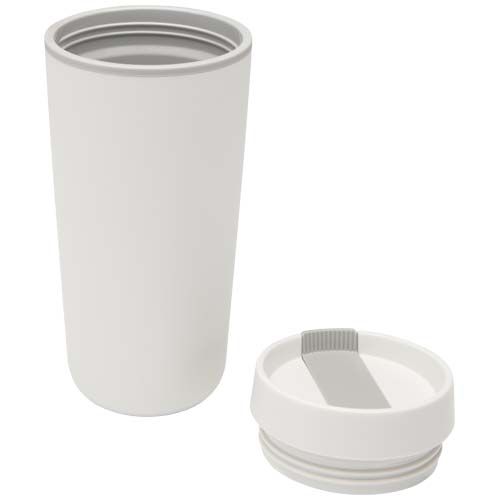 white Vaso de plástico de doble pared Sedona de 480 ml