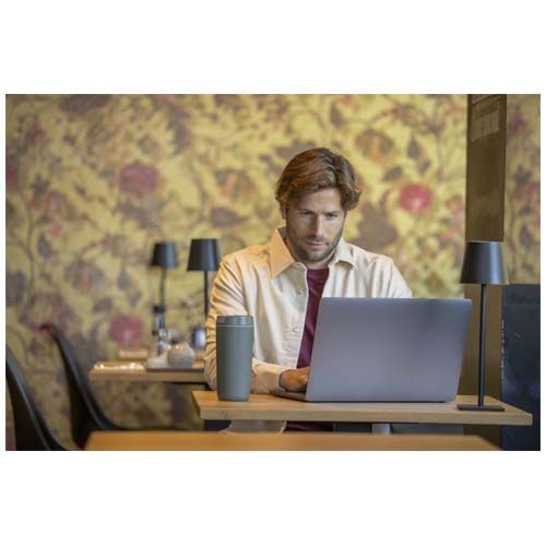 white Vaso de plástico de doble pared Sedona de 480 ml