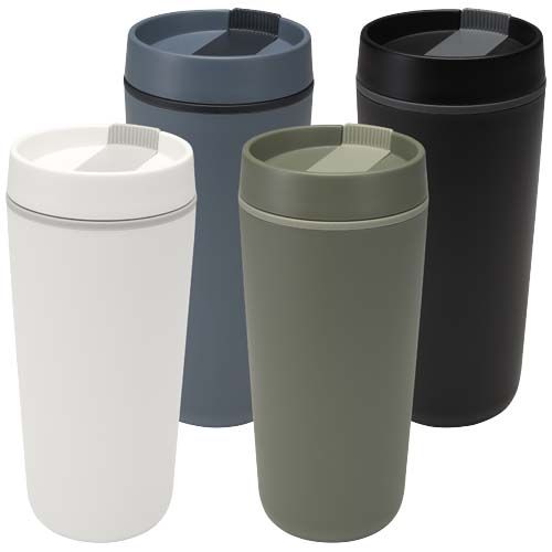 azul heladero Vaso de plástico de doble pared Sedona de 480 ml
