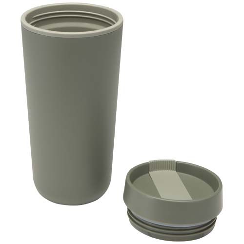 green Vaso de plástico de doble pared Sedona de 480 ml