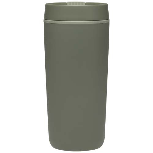 green Vaso de plástico de doble pared Sedona de 480 ml