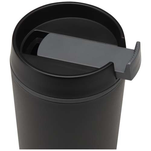 black Vaso de plástico de doble pared Sedona de 480 ml