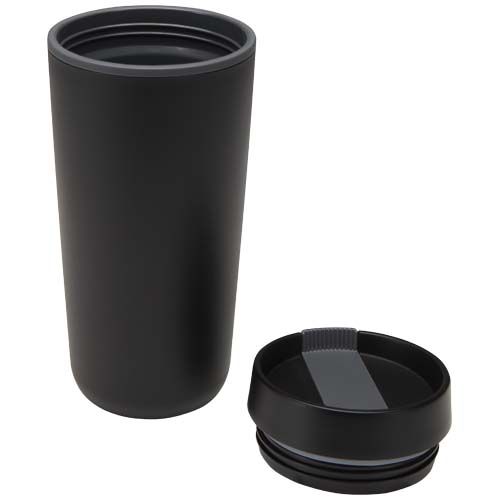black Vaso de plástico de doble pared Sedona de 480 ml