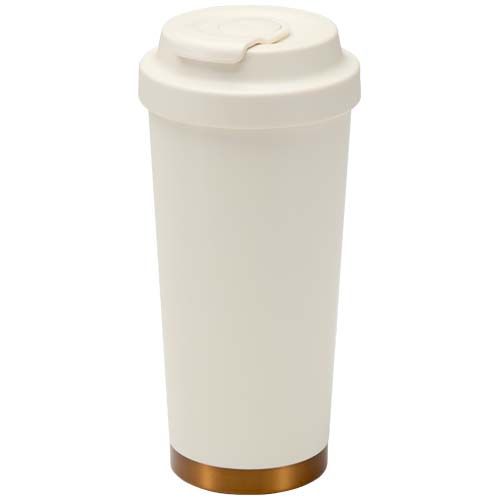 VASO TÉRMICO HAMPTON DE 480 ML, DE ACERO INOXIDABLE RECICLADO RCS, CON DOBLE PARED Y AISLAMIENTO AL VACÍO