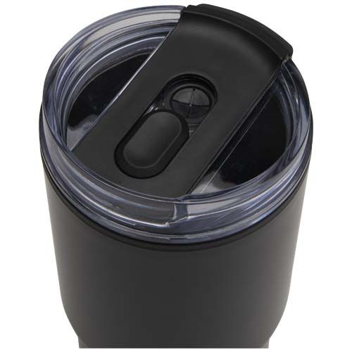 black Vaso térmico de doble pared reciclado RCS de 540 ml Westin con pajita