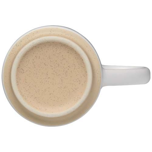white Taza de cerámica apilable Camilla de 180 ml con acabado mate