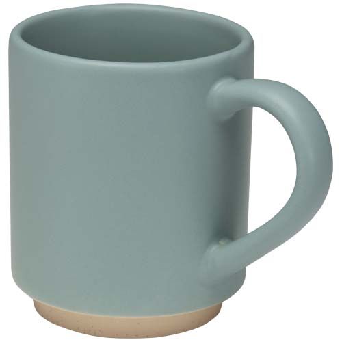 blue Taza de cerámica apilable Camilla de 180 ml con acabado mate