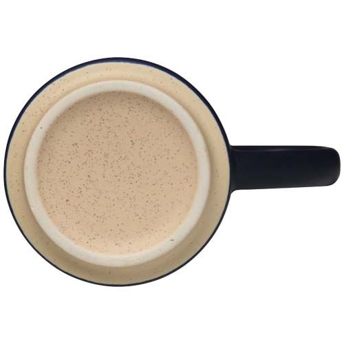 azul marino Taza de cerámica apilable Camilla de 180 ml con acabado mate