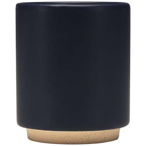 azul marino Taza de cerámica apilable Camilla de 180 ml con acabado mate
