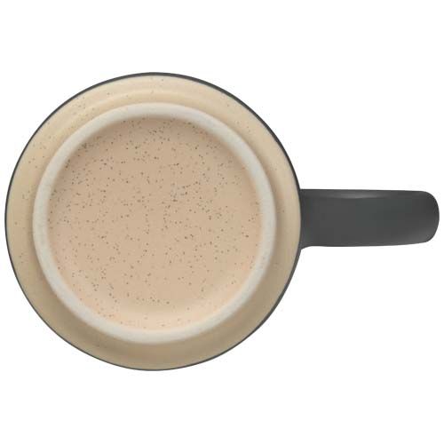 gray Taza de cerámica apilable Camilla de 180 ml con acabado mate
