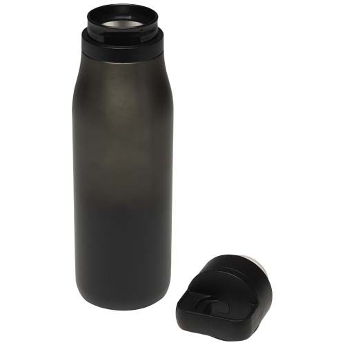 black Vaso térmico SMART de 500 ml, de acero inoxidable reciclado RCS, con doble pared y aislamiento al vacío