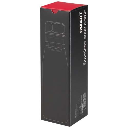 black Vaso térmico SMART de 500 ml, de acero inoxidable reciclado RCS, con doble pared y aislamiento al vacío