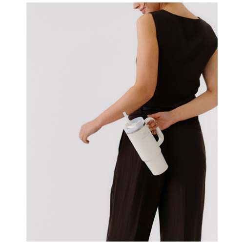 crema Vaso con aislamiento de acero inoxidable reciclado Stanley Quencher® H2.0 FlowState™ 890 ml