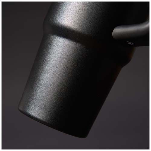 black Vaso con aislamiento de acero inoxidable reciclado Stanley Quencher® H2.0 FlowState™ 890 ml