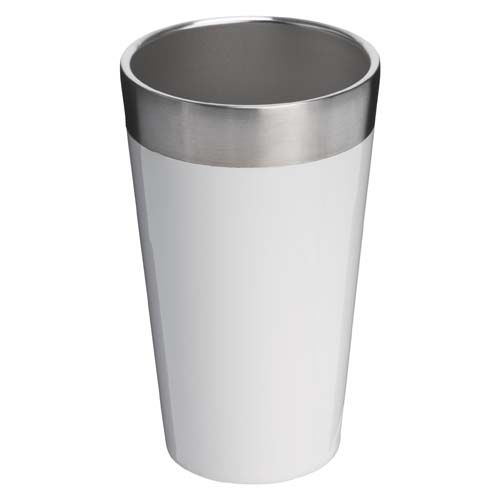 white Vaso de acero inoxidable con aislamiento Stanley Stacking 470 ml