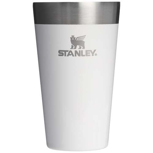 white Vaso de acero inoxidable con aislamiento Stanley Stacking 470 ml