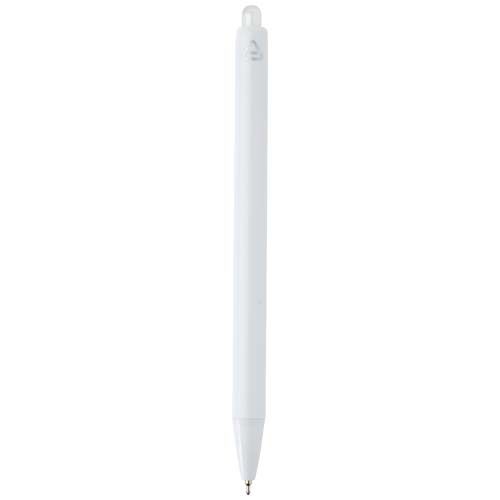 white Bolígrafo de doble inyección de material reciclado RCS (tinta azul)