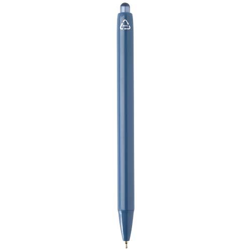 BOLÍGRAFO DE DOBLE INYECCIÓN DE MATERIAL RECICLADO RCS (TINTA AZUL) 