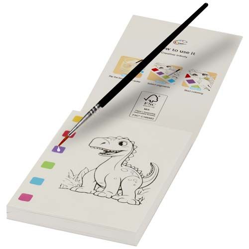 Livre de coloriage Quell et set de crayons pinceaux à eau