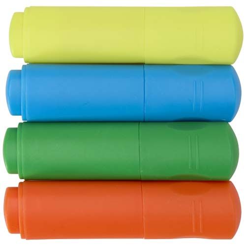 multicolor Set de rotuladores fluorescentes de plástico reciclado
