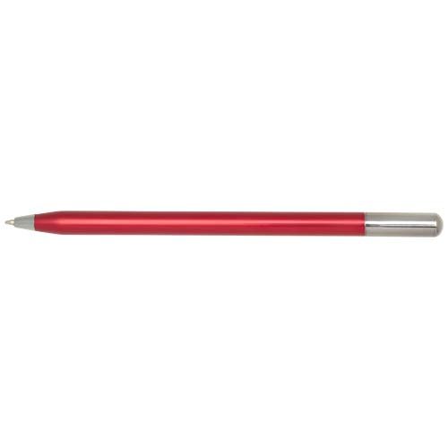 red Bolígrafo giratorio SMART de aluminio reciclado (tinta negra)