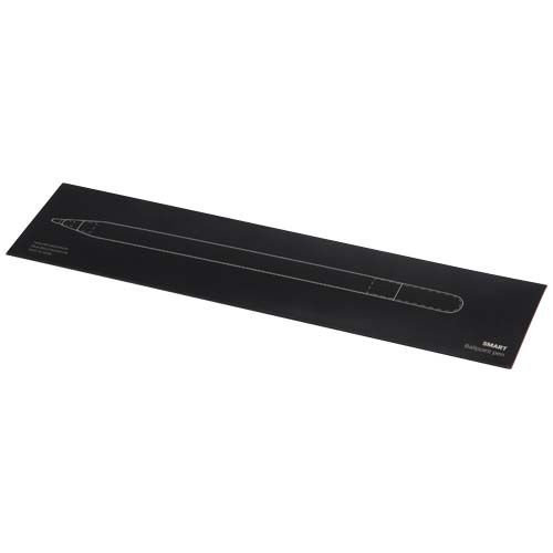 red Bolígrafo giratorio SMART de aluminio reciclado (tinta negra)