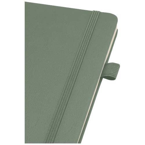 verde chiné Cuaderno Liss de tapa dura de PU reciclado, tamaño A5