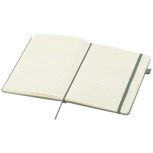 verde chiné Cuaderno Liss de tapa dura de PU reciclado, tamaño A5