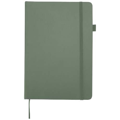 verde chiné Cuaderno Liss de tapa dura de PU reciclado, tamaño A5