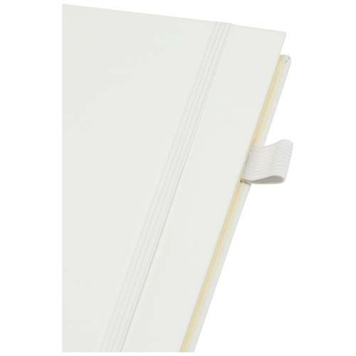 white Cuaderno Liss A5 de tapa dura de plástico reciclado con espiral