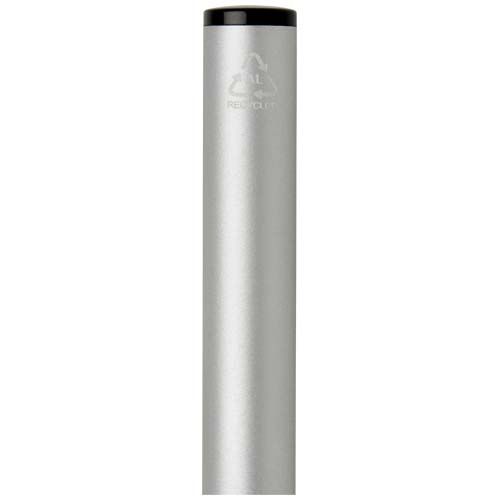 Bolígrafo giratorio de aluminio reciclado Verton con funda (tinta azul)