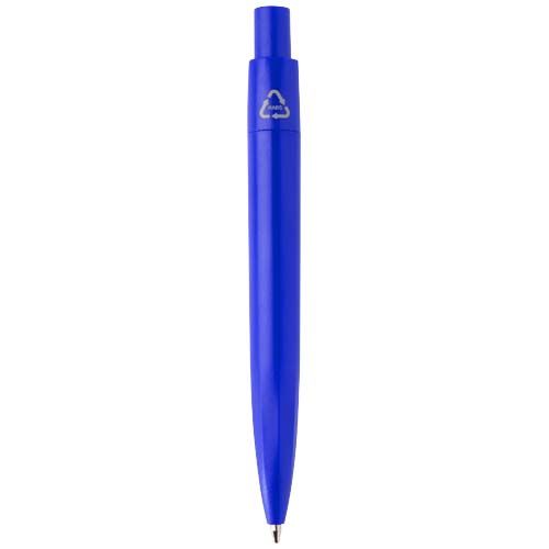 Mini bolígrafo Ramin de plástico reciclado (tinta azul)