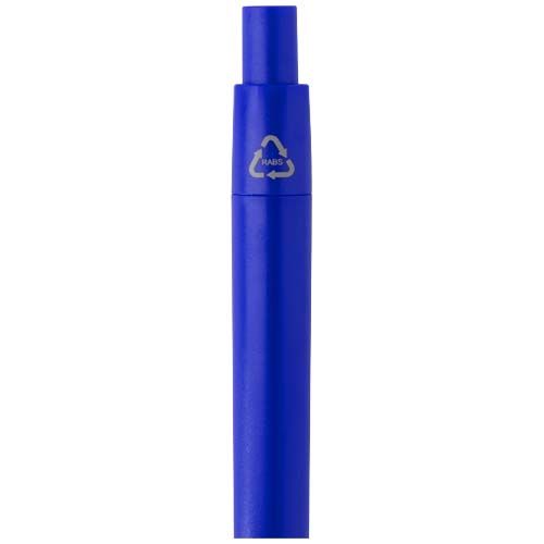 Mini bolígrafo Ramin de plástico reciclado (tinta azul)