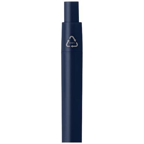 Mini bolígrafo Ramin de plástico reciclado (tinta azul)