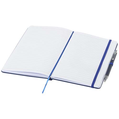 Set de cuaderno reciclado y bolígrafo Spectrum A5