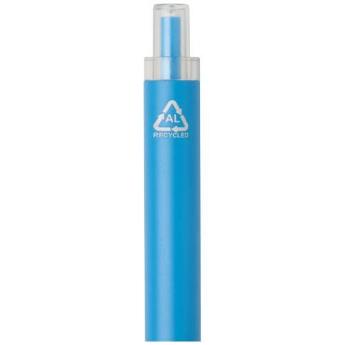 Bolígrafo Spectrum de aluminio reciclado (tinta azul)