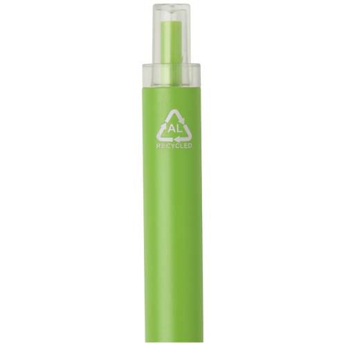 Bolígrafo Spectrum de aluminio reciclado (tinta azul)